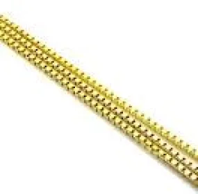 10K Yellow Gold 18" Medium Weight Box Link Chain