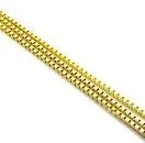 10K Yellow Gold 18" Medium Weight Box Link Chain