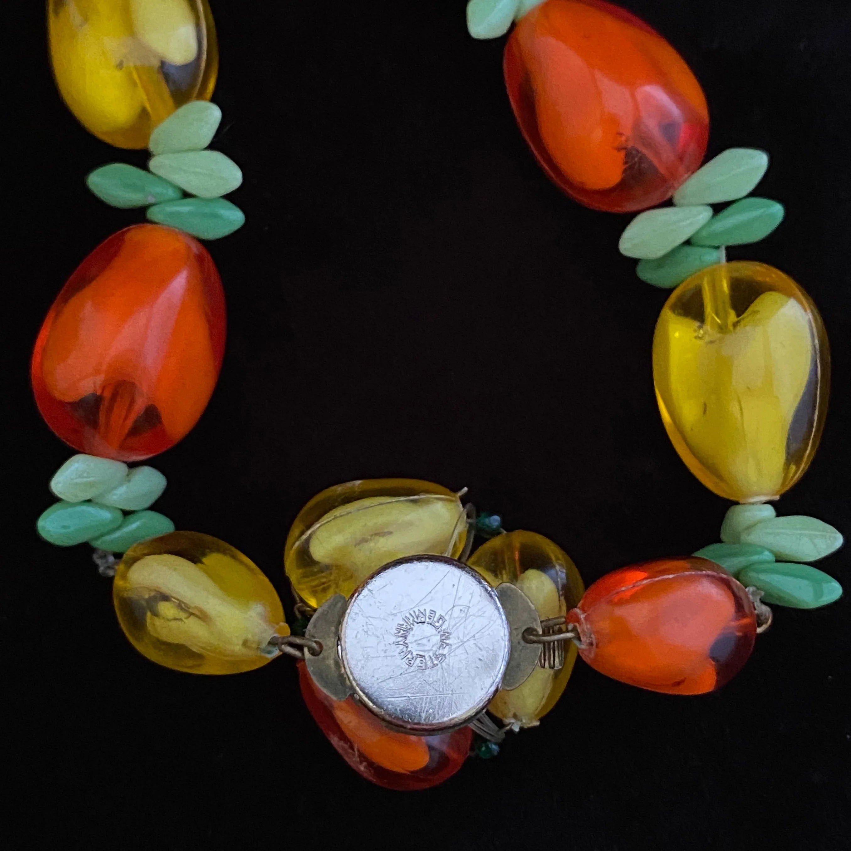 1950s Western Germany Fruit Salad Necklace