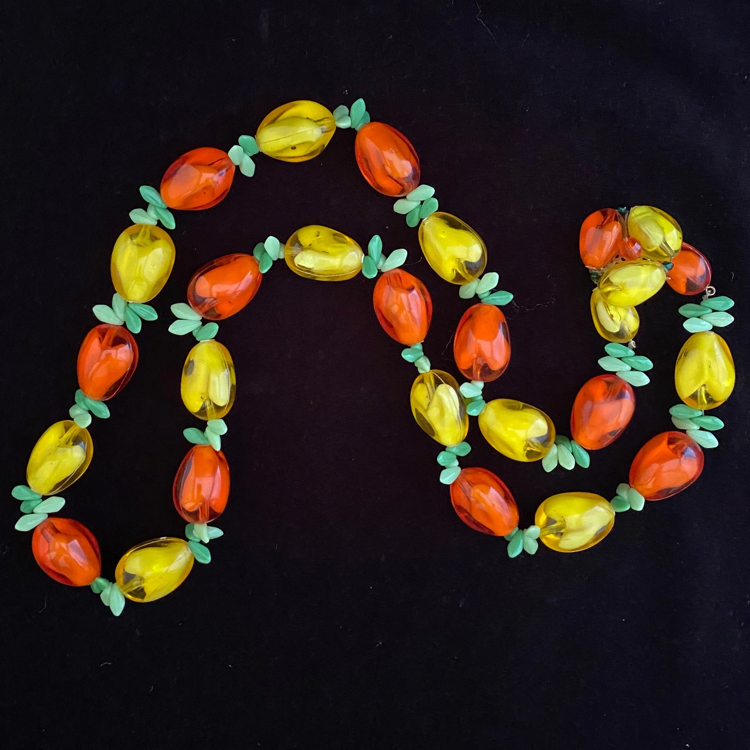 1950s Western Germany Fruit Salad Necklace