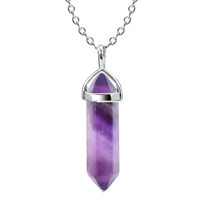 200 New Gemstone Pendant & Stainless Steel Necklaces