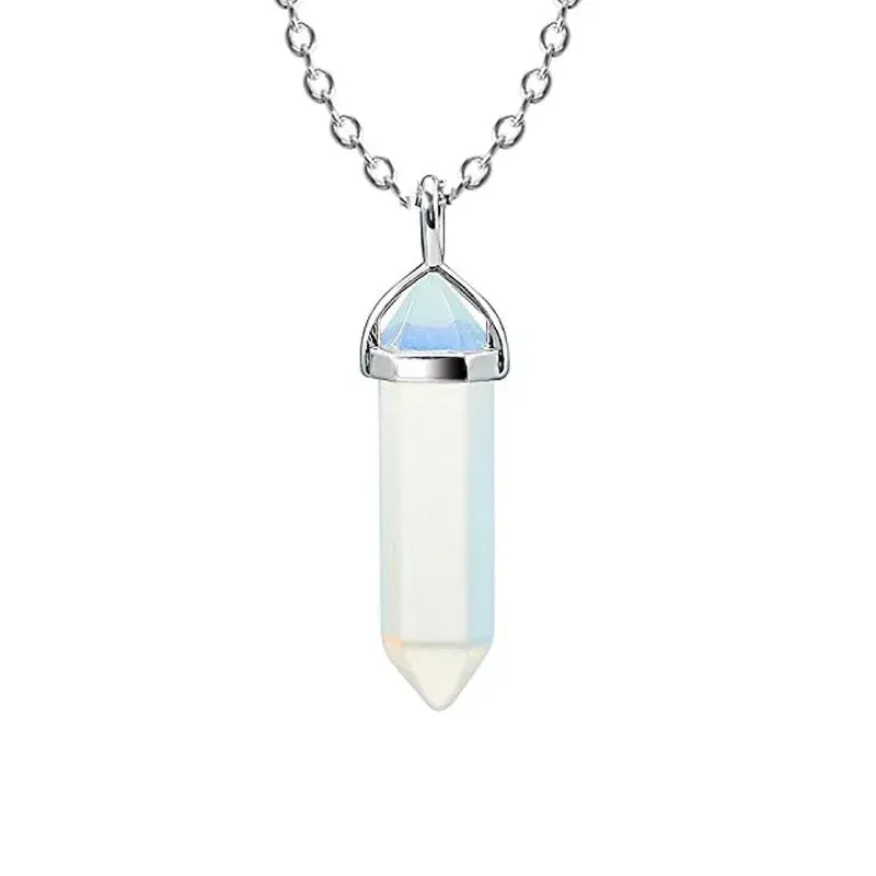 200 New Gemstone Pendant & Stainless Steel Necklaces