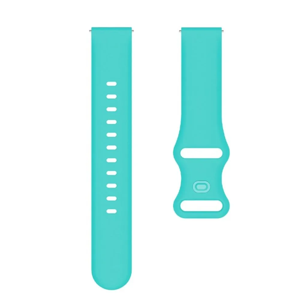 22mm Universal comfortable silicone watch strap - Green