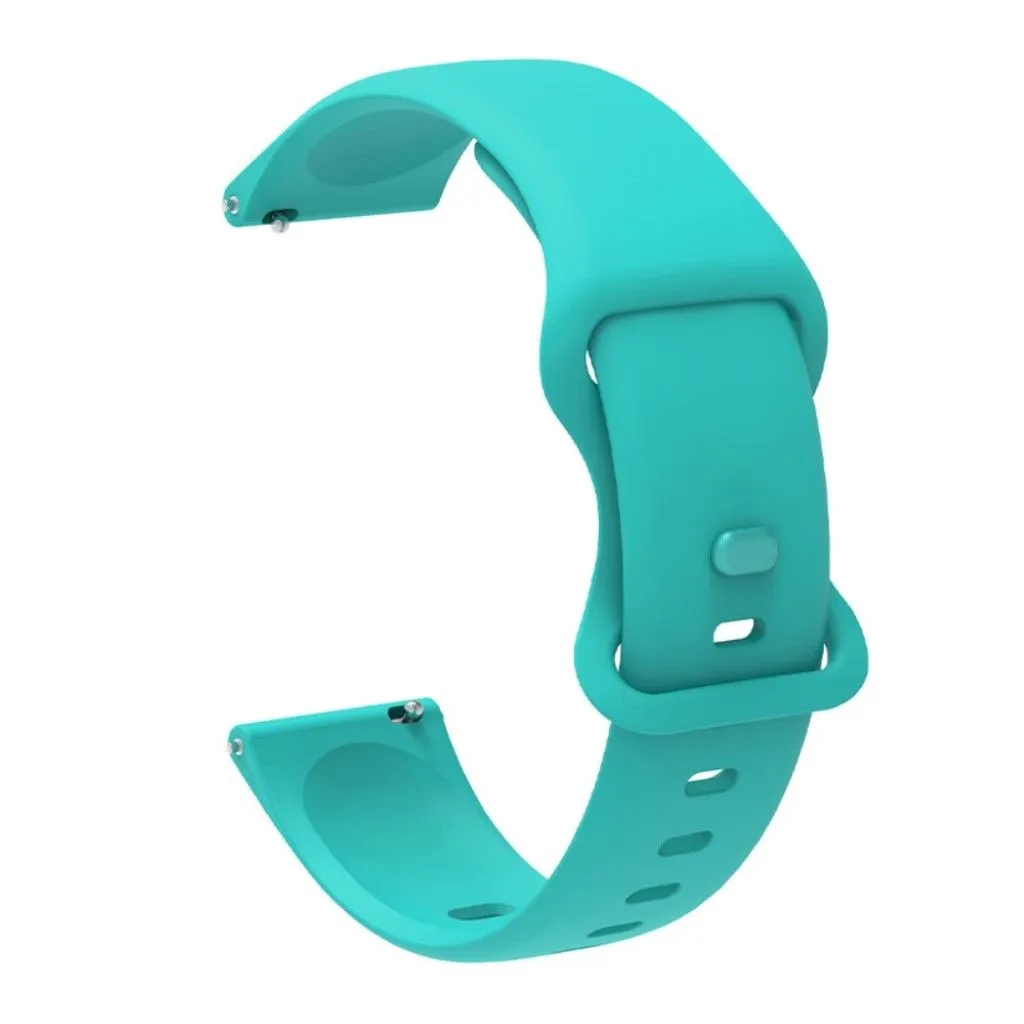 22mm Universal comfortable silicone watch strap - Green