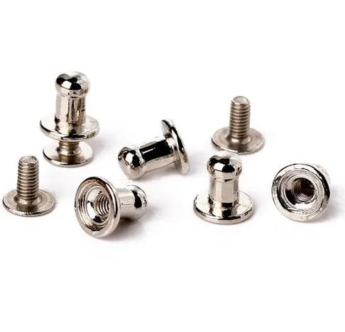 4mm Post / Button Stud Fasteners for Leather