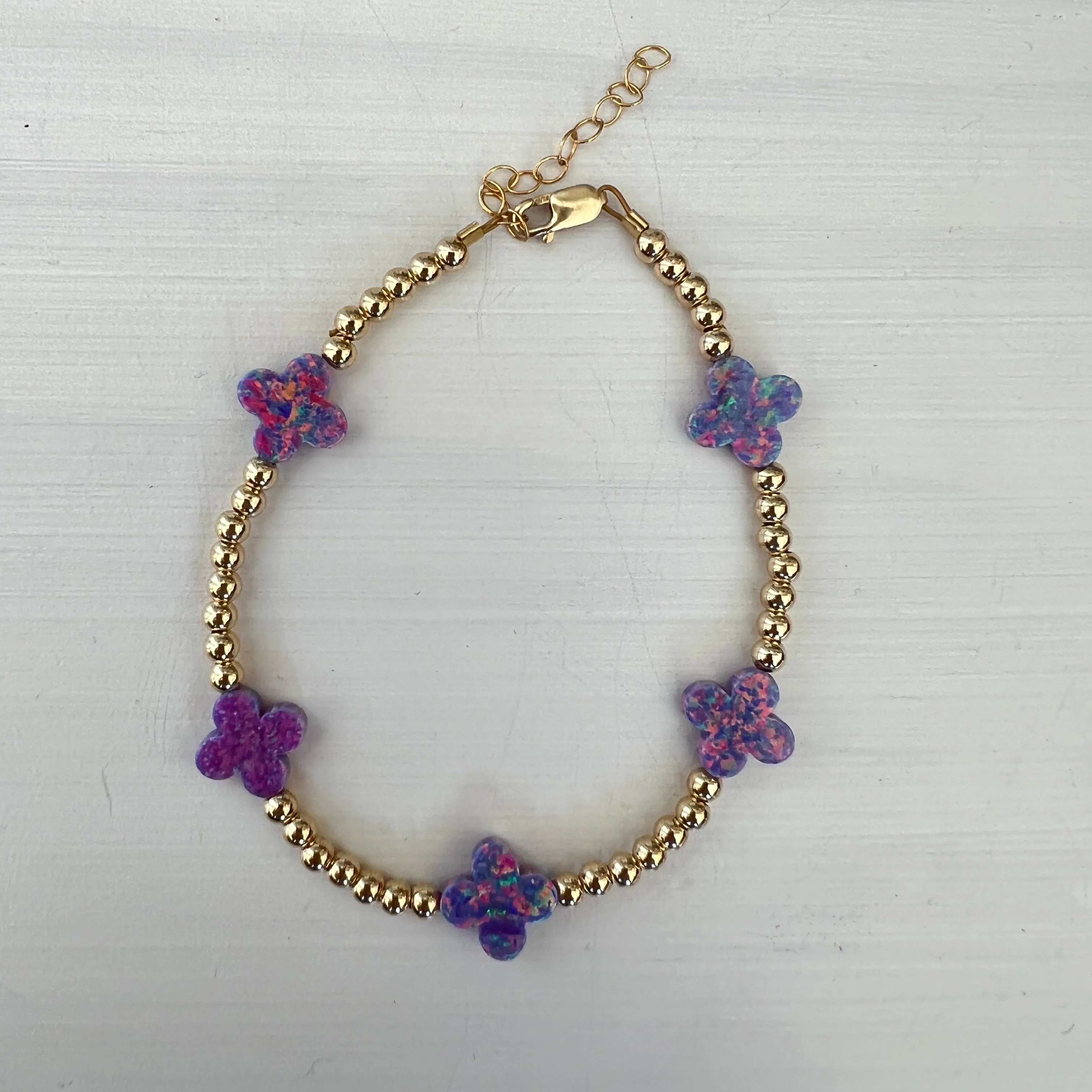 5 Medium Clover Bracelet