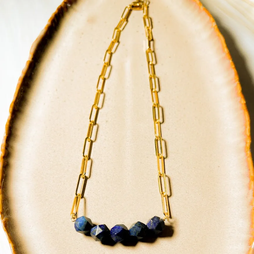 Abacus Necklace: Paperclip Chain