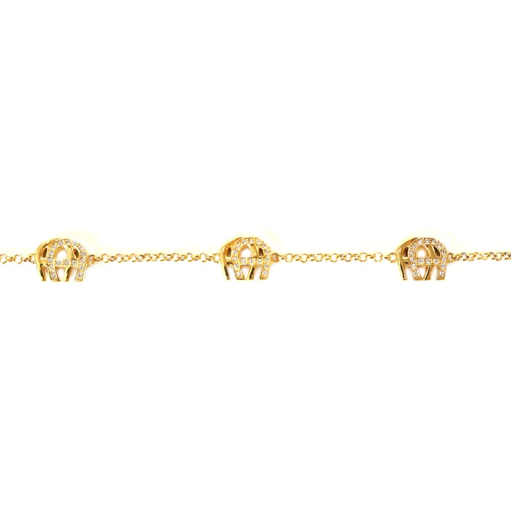 Aigner Bracelet Gold Plated