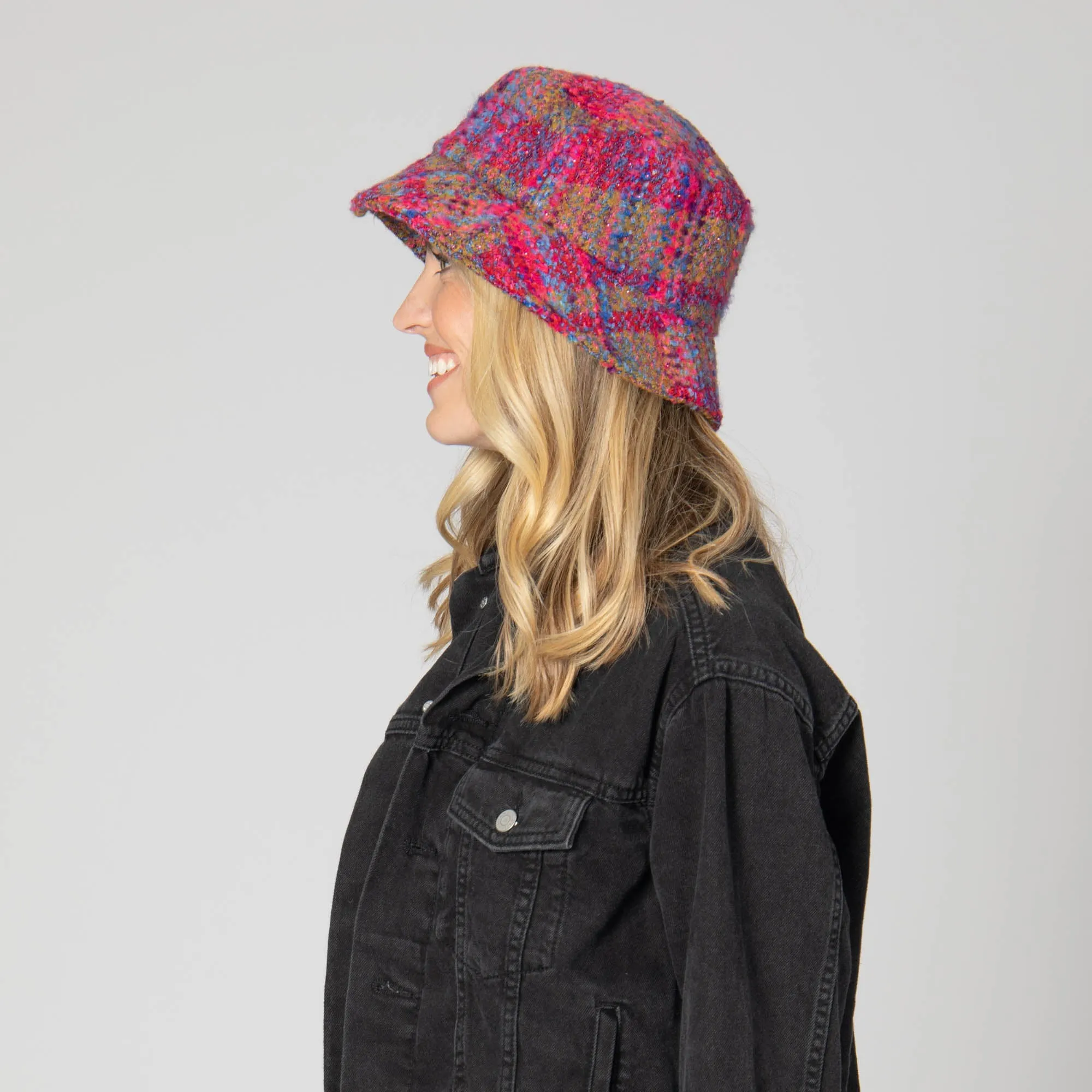 Alabama - Cut & Sew Multi Tweed Bucket Hat