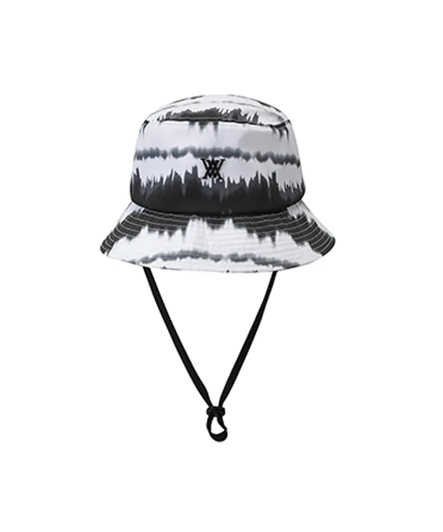 ANEW Wave Tie Dye Bucket Hat - Black