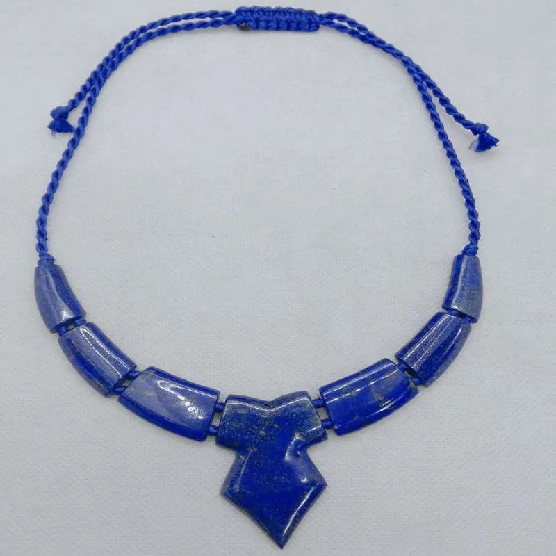 Antique Lapis Lazuli Stone Choker Necklace