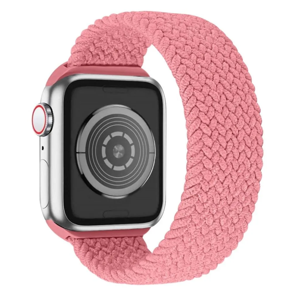 Apple Watch 40mm pattern nylon watch strap - Pink