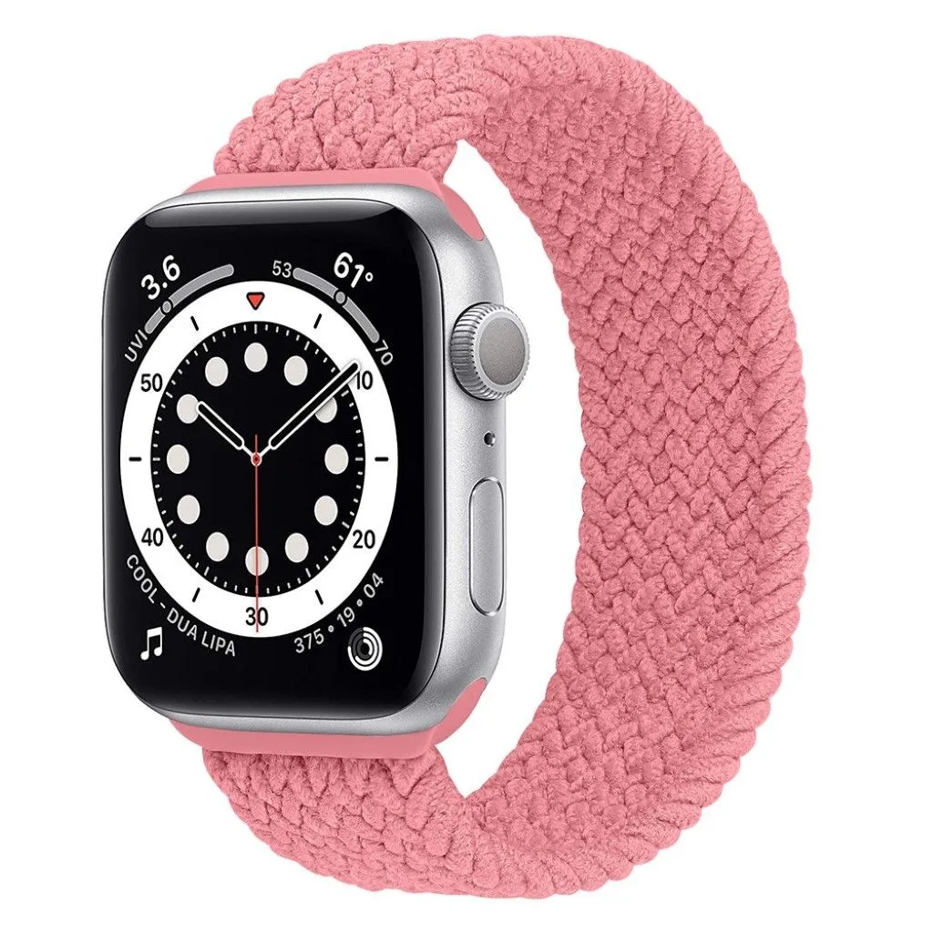 Apple Watch 40mm pattern nylon watch strap - Pink