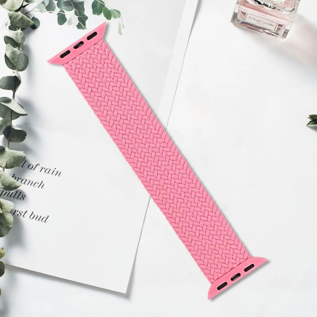 Apple Watch 40mm pattern nylon watch strap - Pink