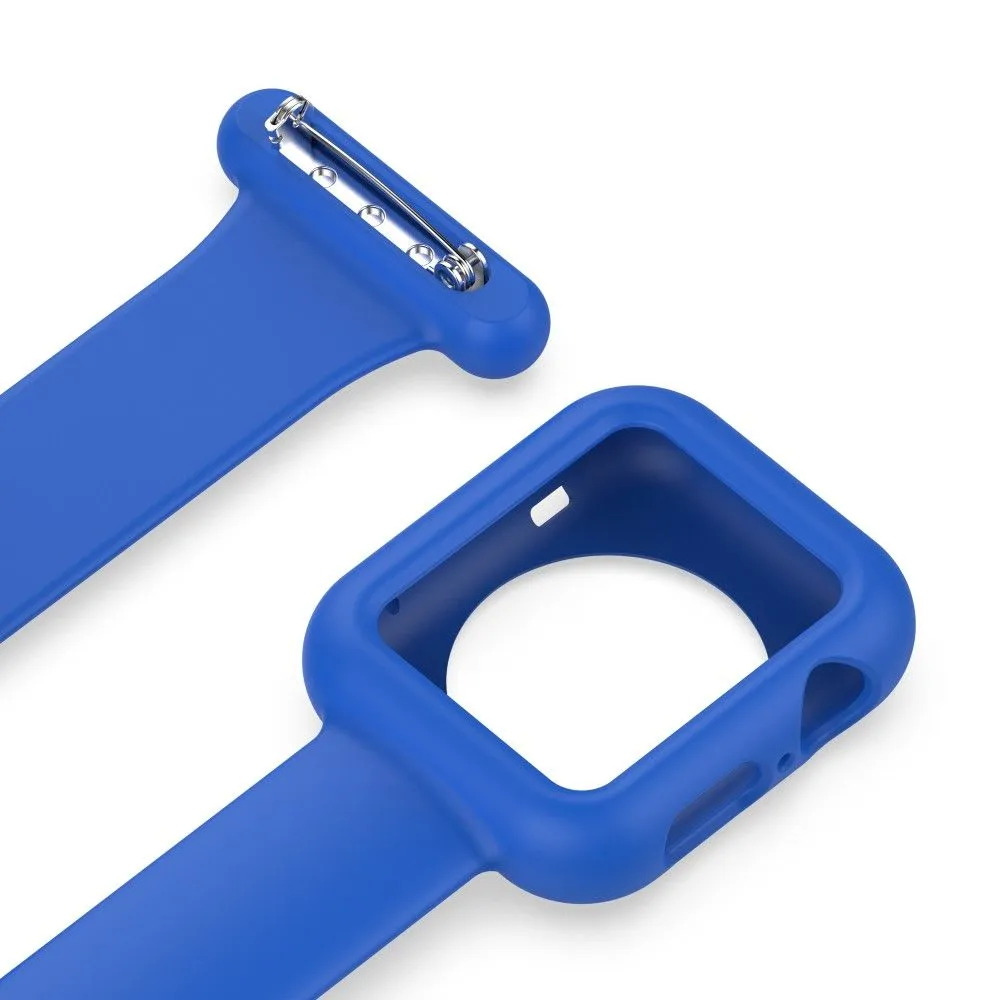 Apple Watch (41mm) simple silicone watch strap - Blue