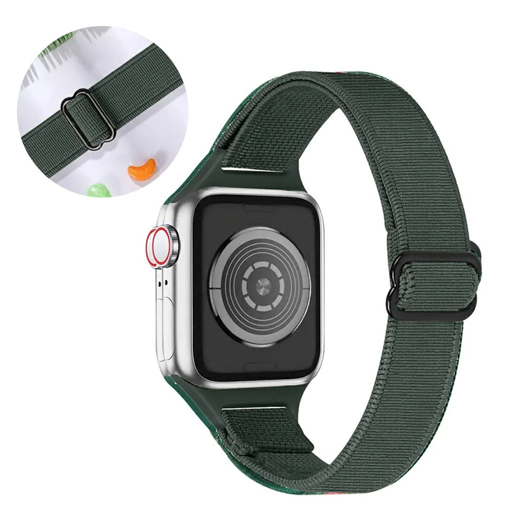 Apple Watch 42mm - 44mm nylon watch strap - Army Green