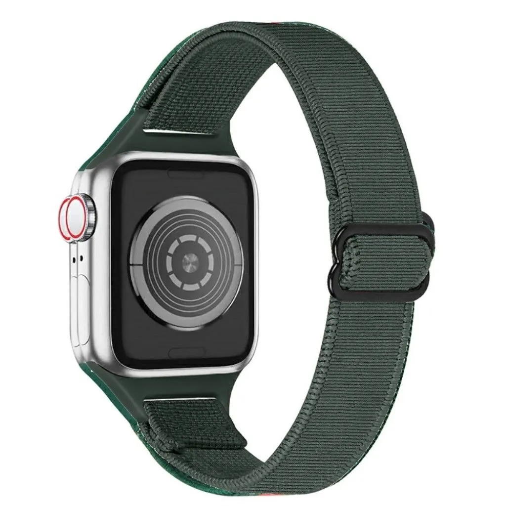 Apple Watch 42mm - 44mm nylon watch strap - Army Green