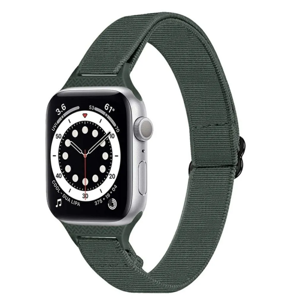 Apple Watch 42mm - 44mm nylon watch strap - Army Green