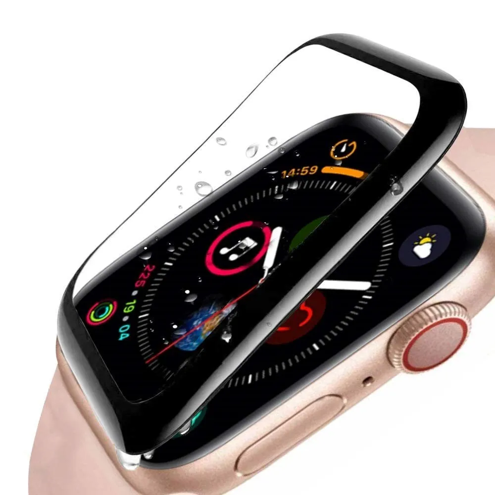 Apple Watch SE/6/5/4 (40mm) - Full-Fit - Skærmbeskyttelse - Sort