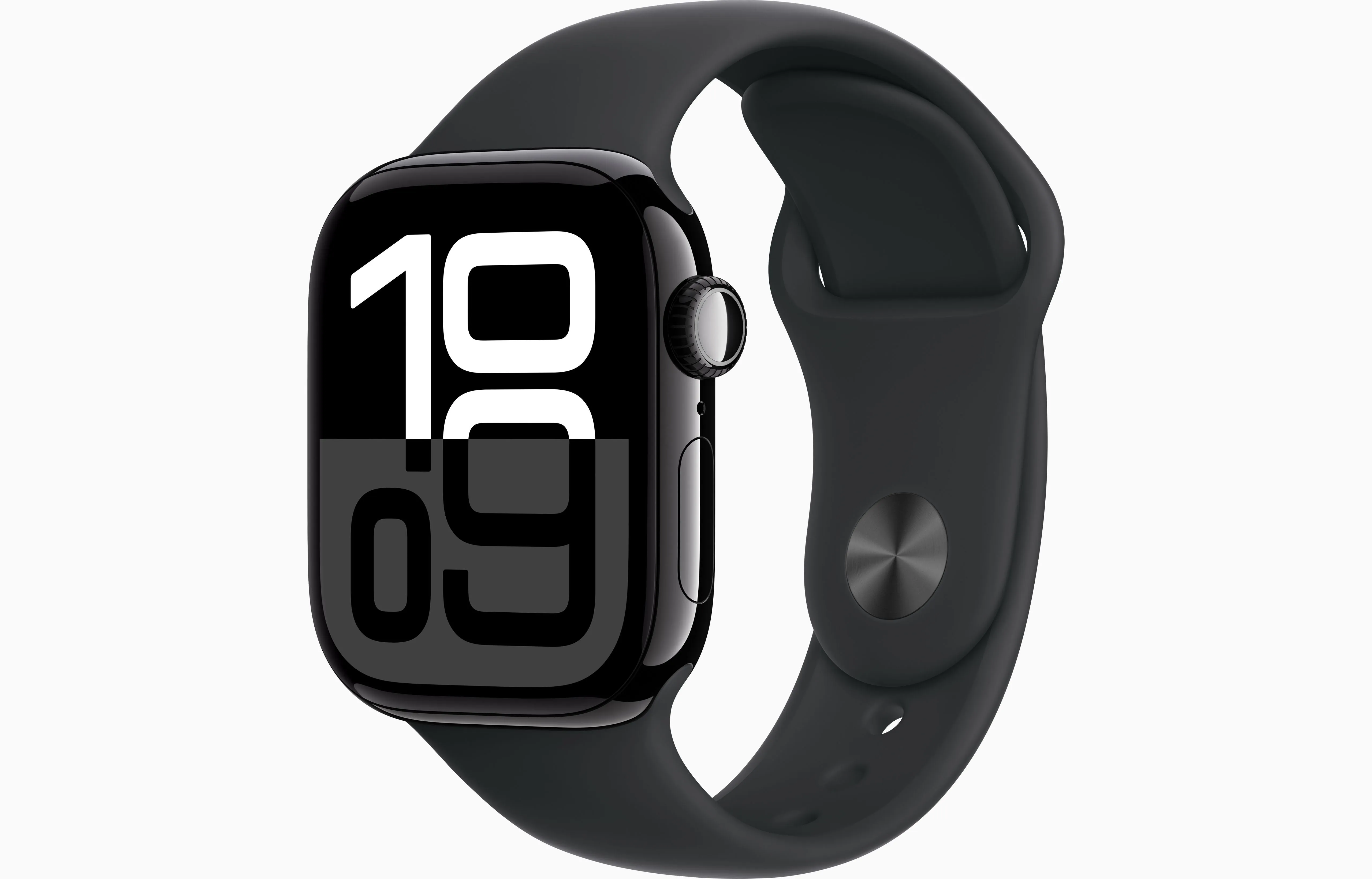 Apple Watch Series 10 GPS 42mm Jet Black Aluminium Case with Ink Sport Loop