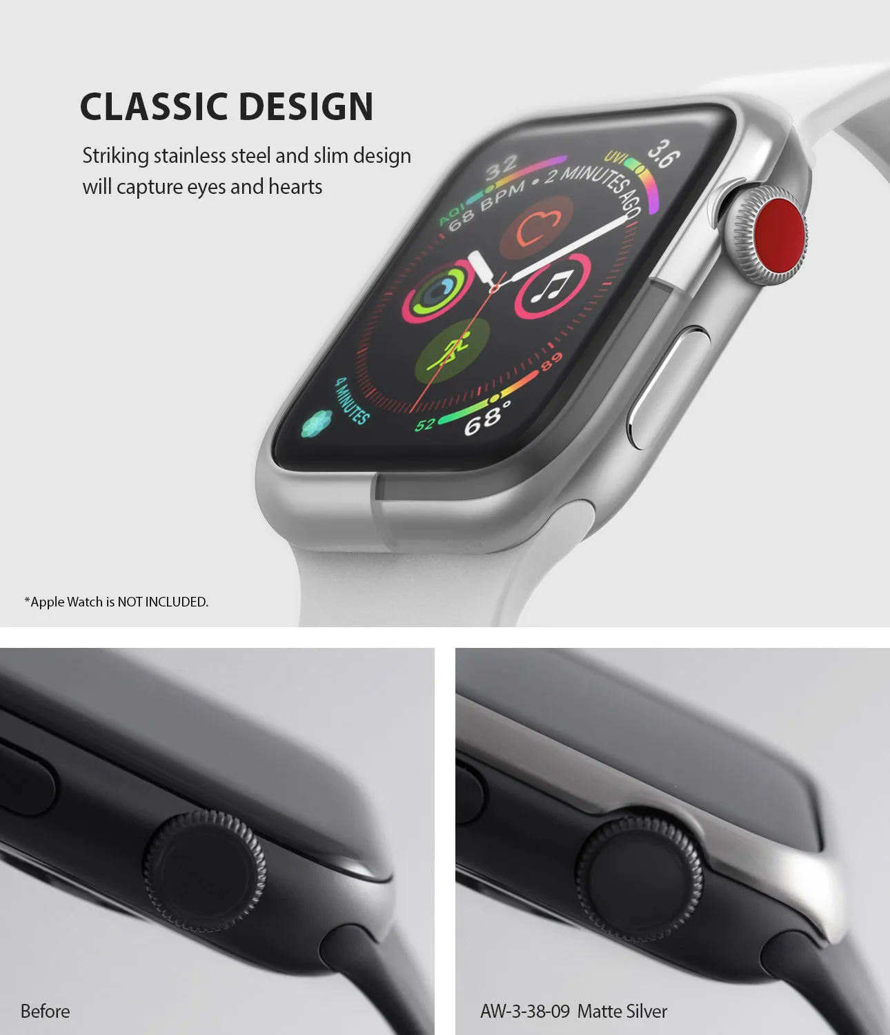 Apple Watch Series 3 / 2 / 1 (38mm) | Bezel Styling