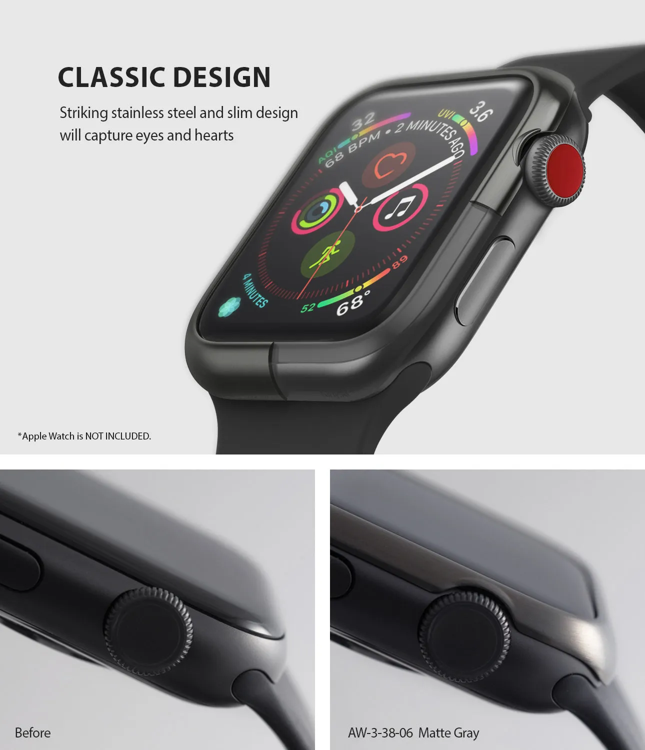 Apple Watch Series 3 / 2 / 1 (38mm) | Bezel Styling