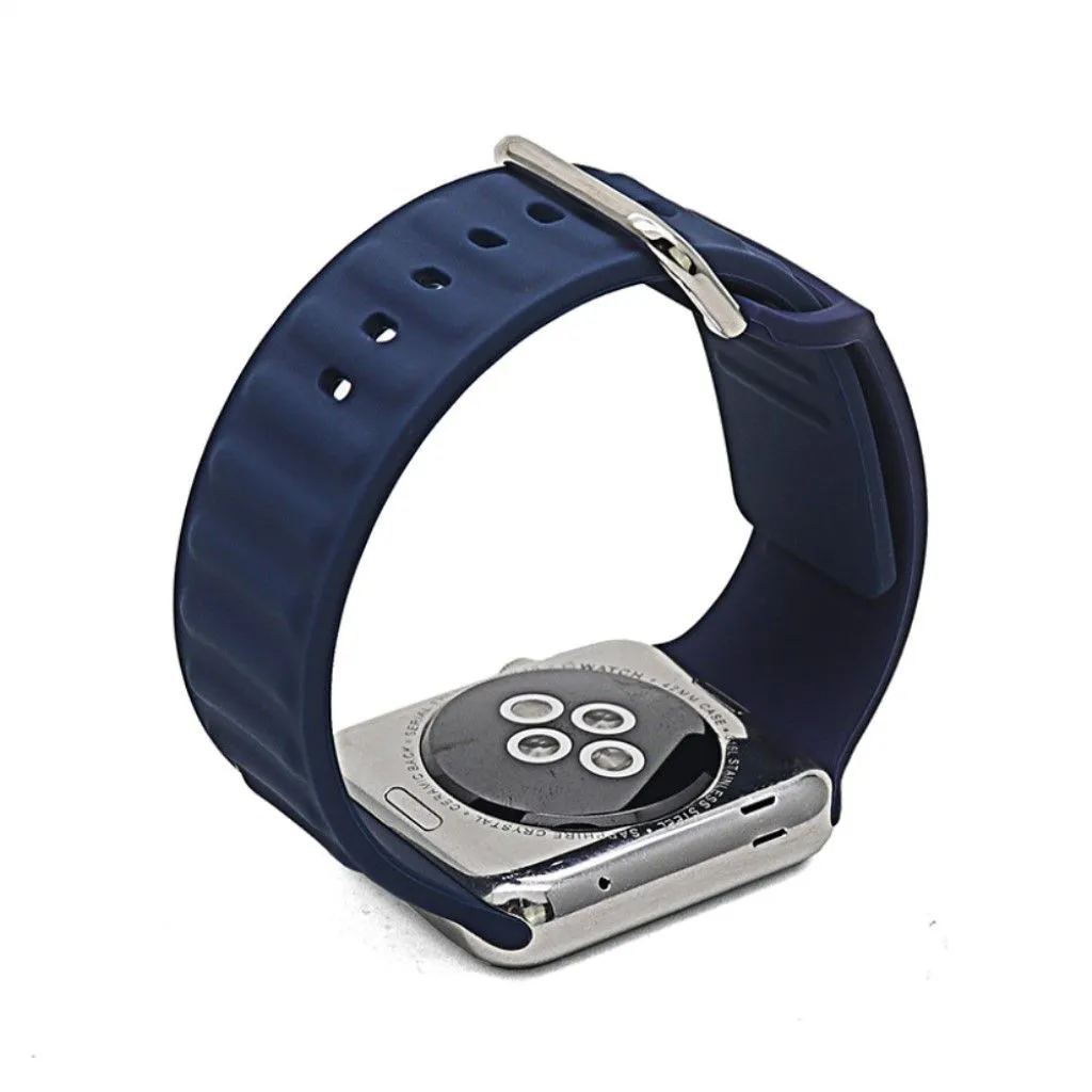 Apple Watch Series 6 / 5 40mm cool style silicone watch band - Midnight Blue