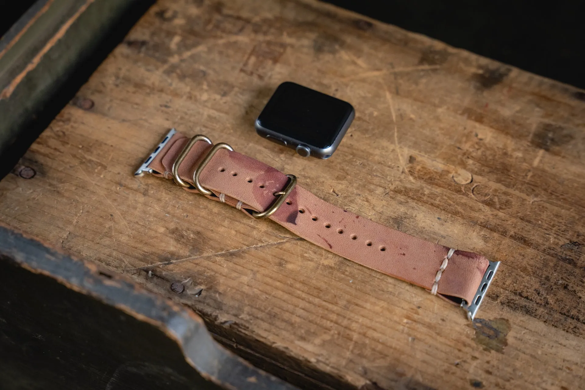 Apple Watch Strap Horween Shell Cordovan