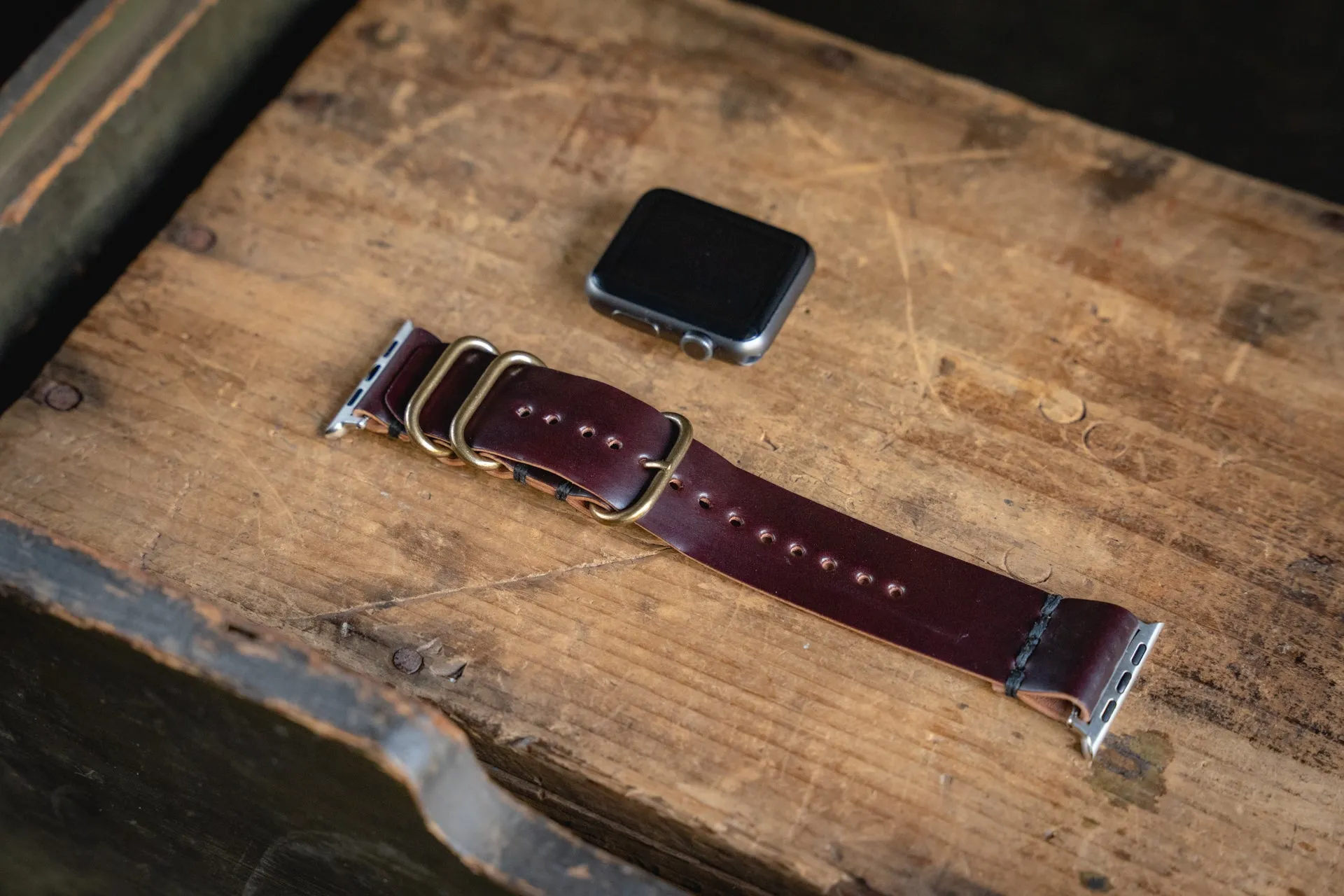 Apple Watch Strap Horween Shell Cordovan