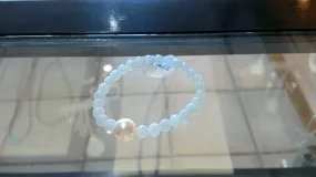 Aquamarine Pearl Bracelet