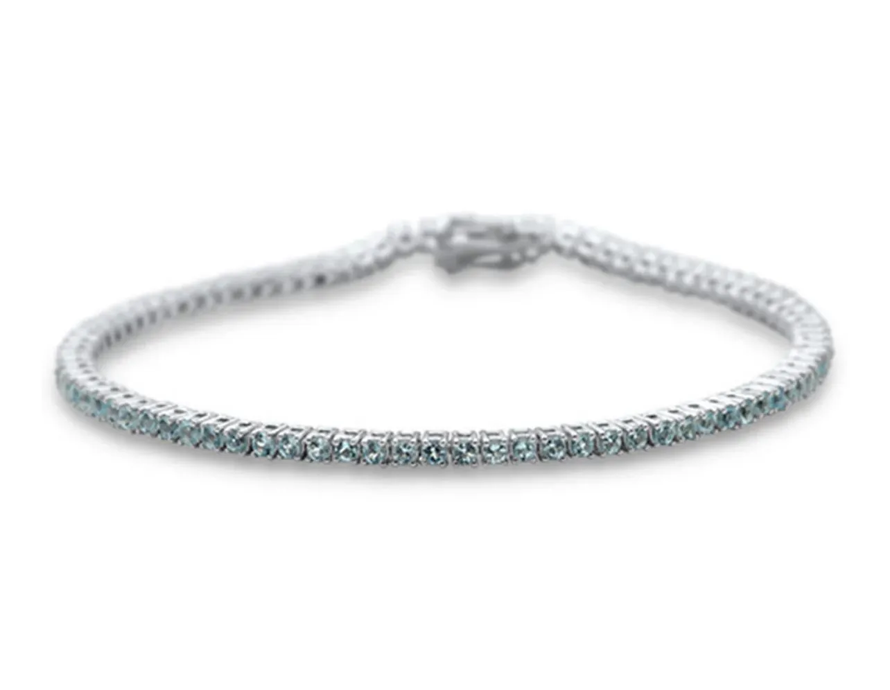 Aquamarine Tennis Bracelet