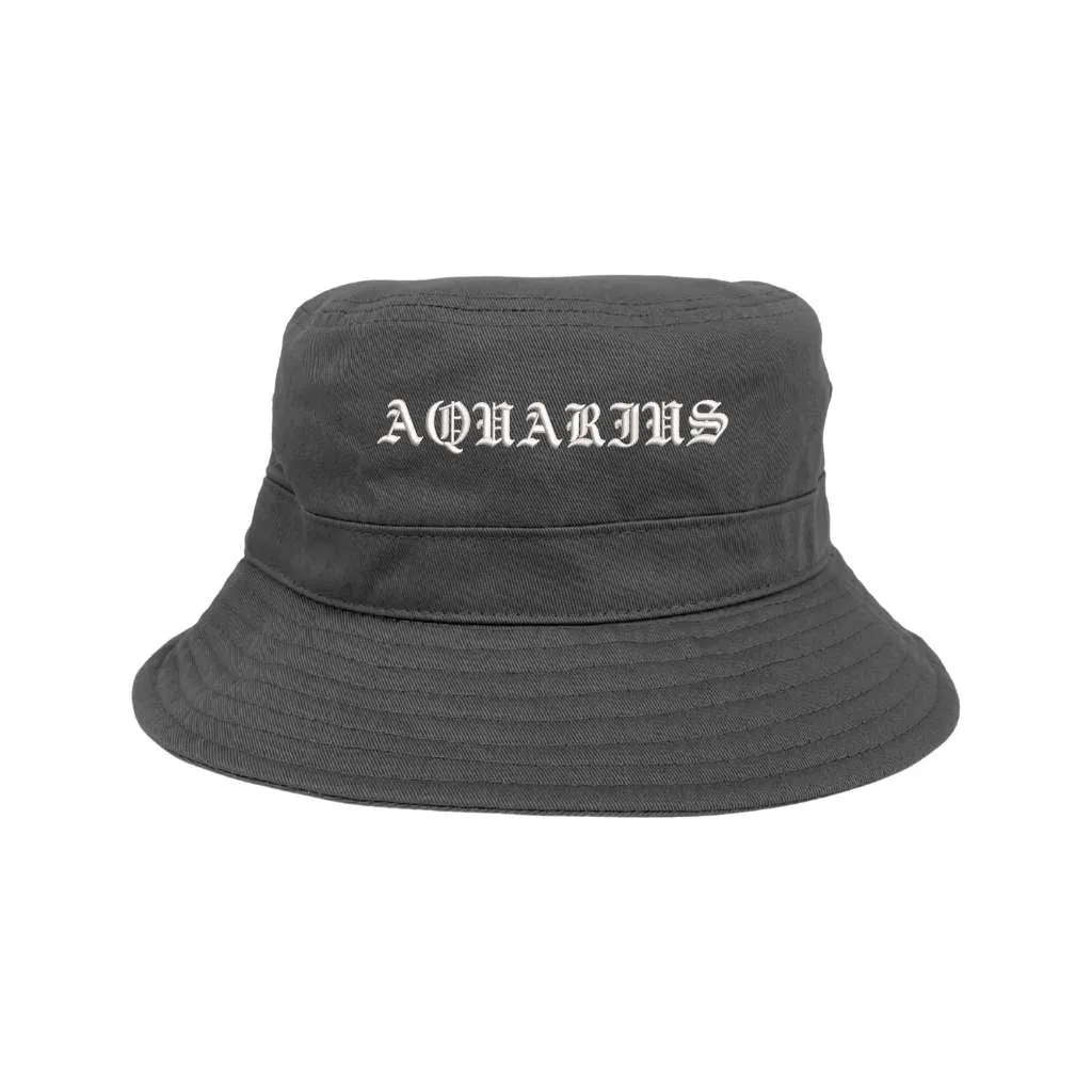 Aquarius Old English Bucket Hat