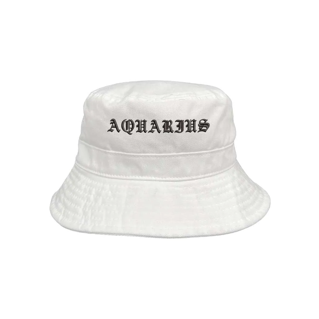 Aquarius Old English Bucket Hat