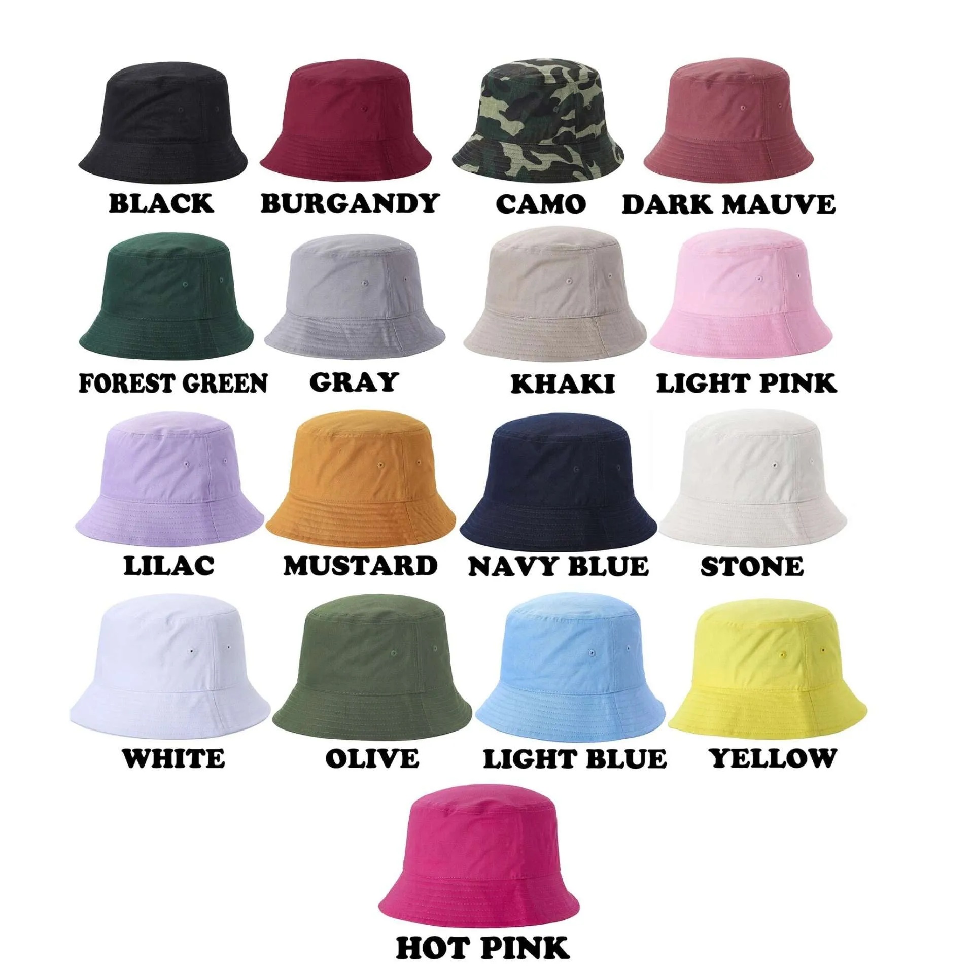 Aquarius Old English Bucket Hat