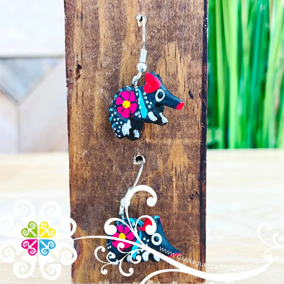 Armadillo Alebrije - Artisan Earrings