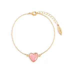 Art Heart Bracelet - Be Courageous & Strong