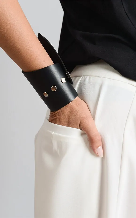 Asymmetric Leather Bracelet