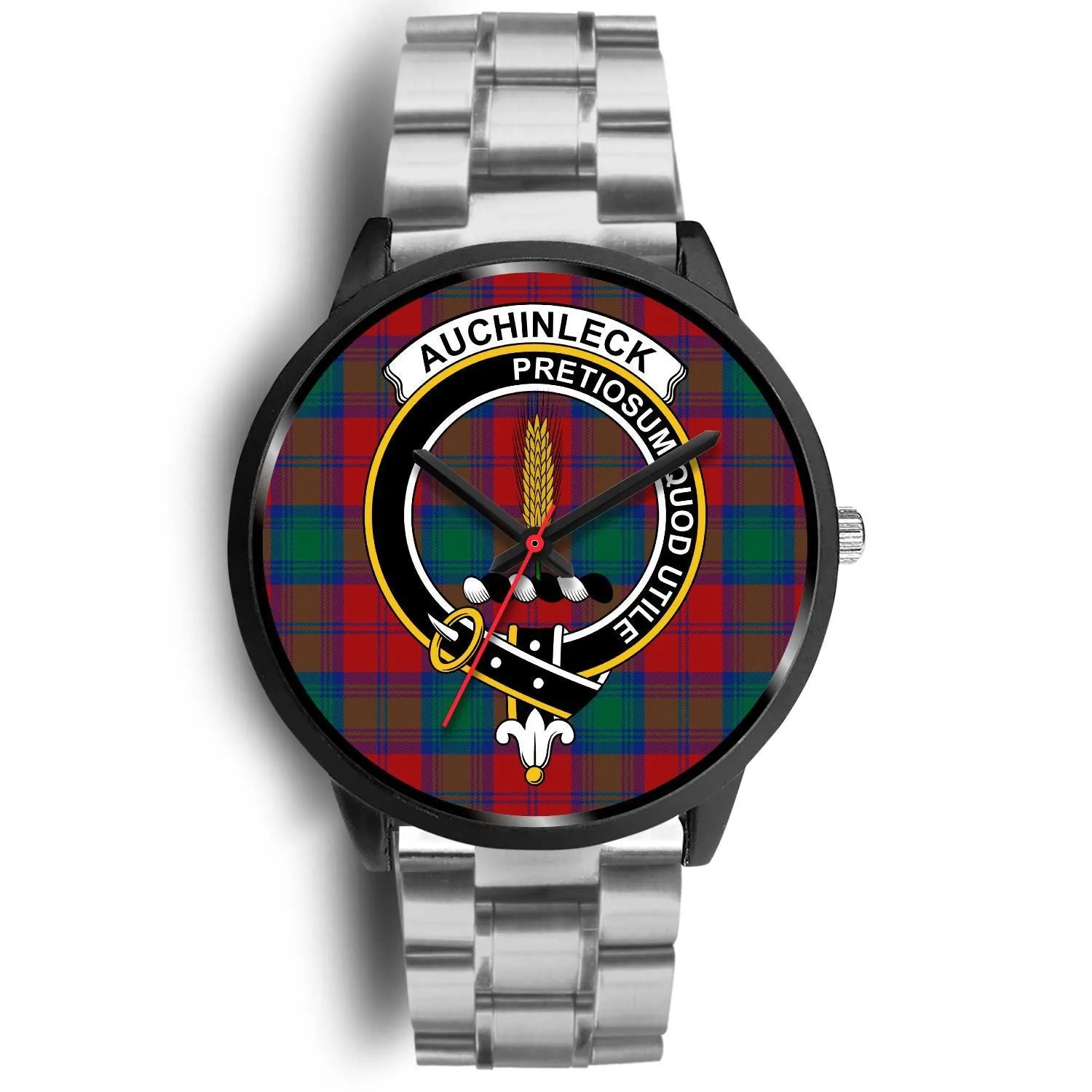 Auchinleck Clan Badge Tartan Black Watch