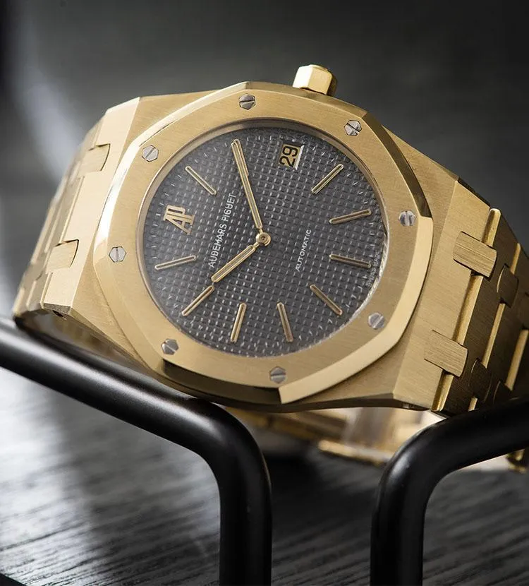 Audemars Piguet Jumbo Royal Oak Yellow Gold 5402 Box and Papers