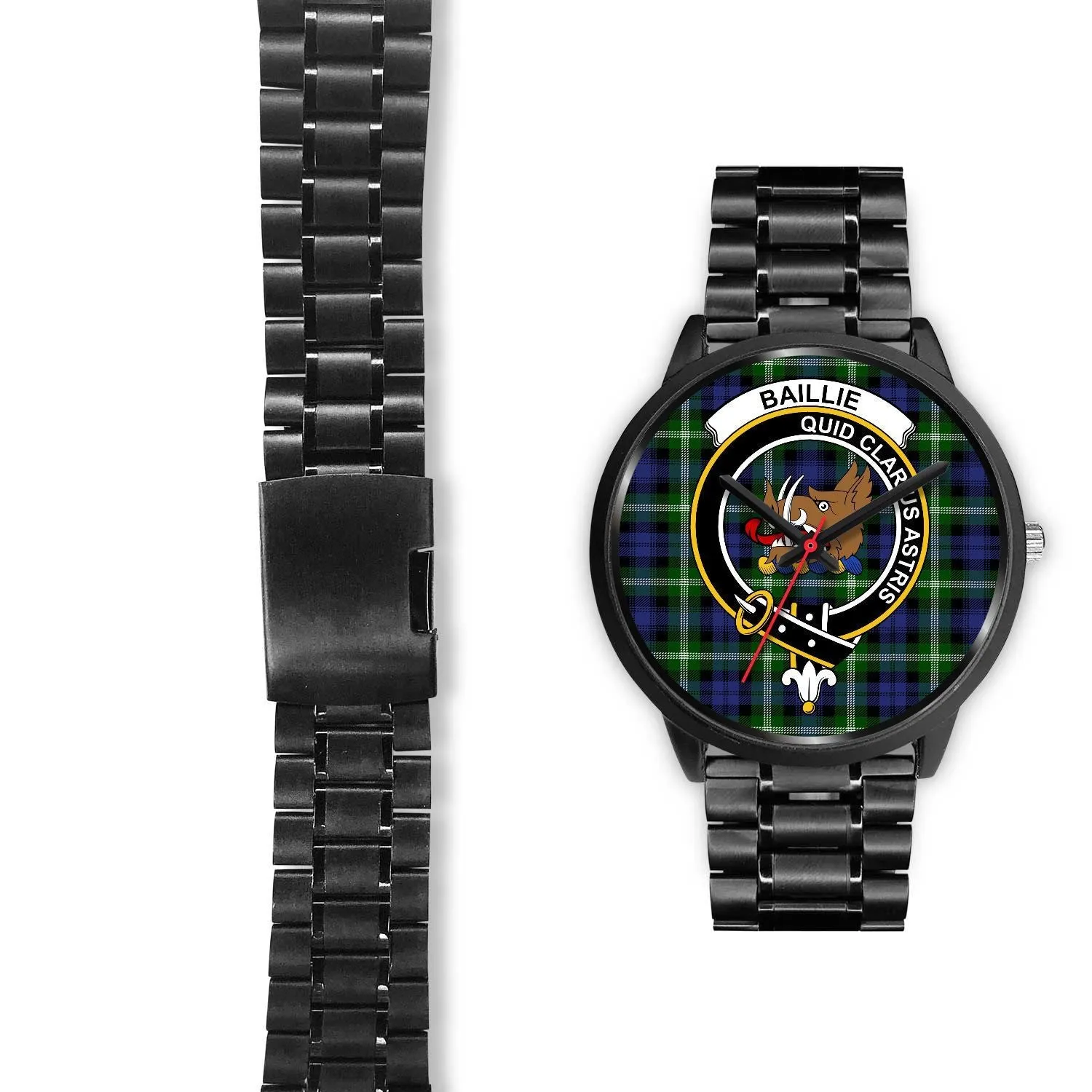 Baillie Modern Clan Badge Tartan Black Watch