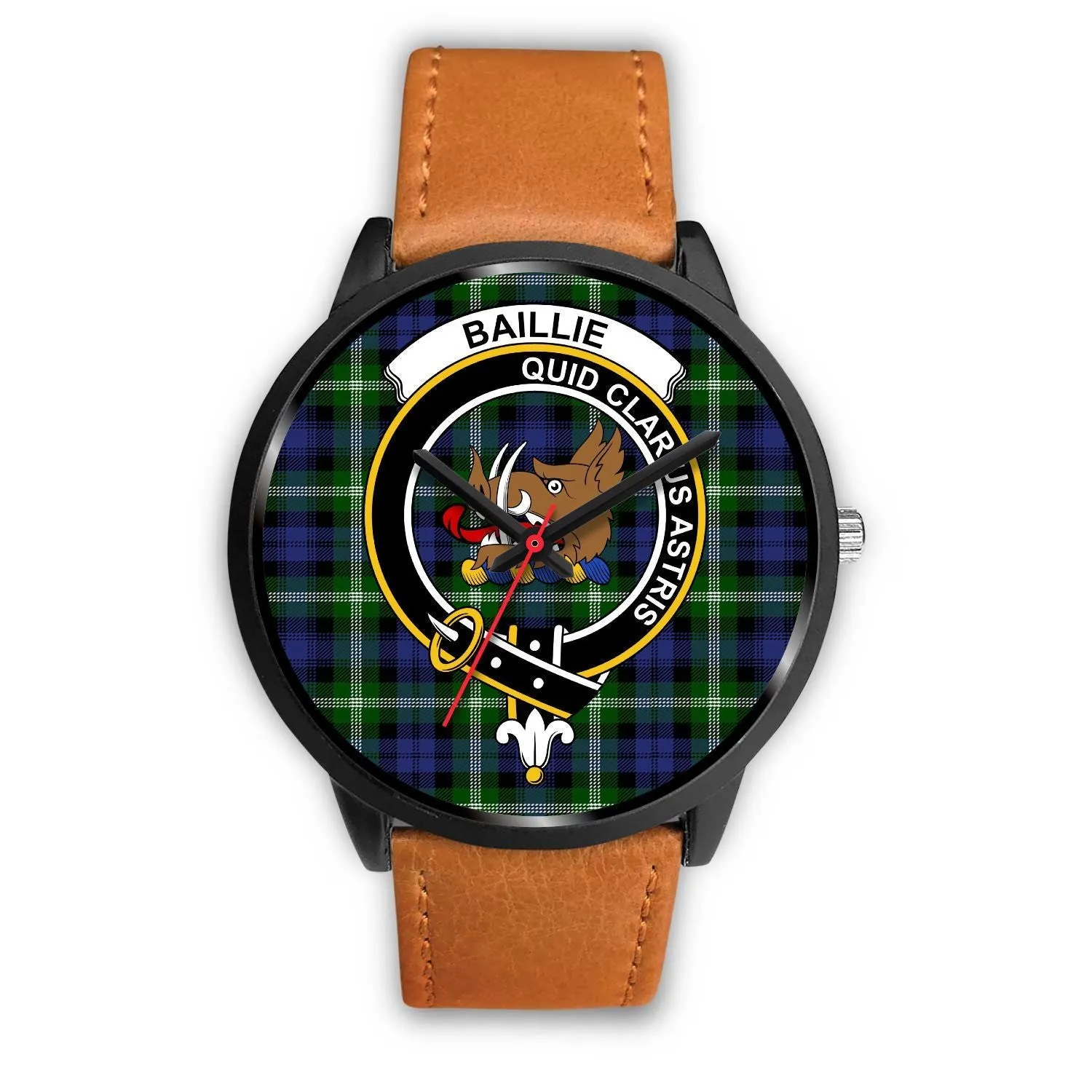 Baillie Modern Clan Badge Tartan Black Watch