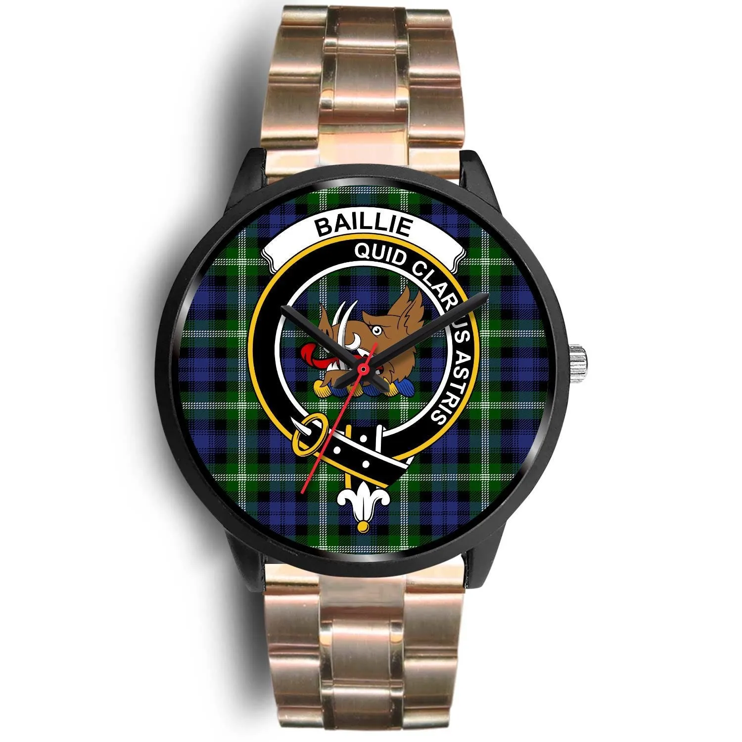 Baillie Modern Clan Badge Tartan Black Watch