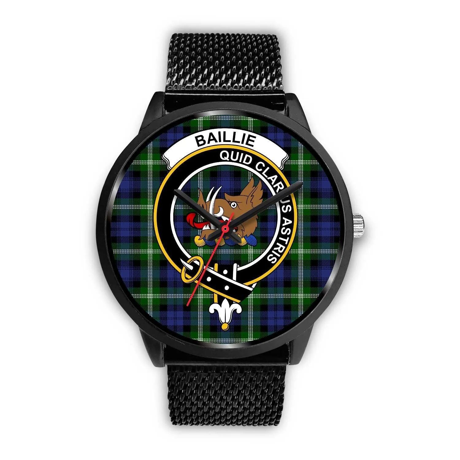 Baillie Modern Clan Badge Tartan Black Watch