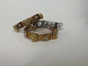 Bangle Bracelet with Tiger or Lion