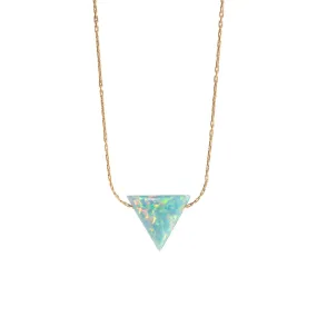 bara boheme | Large "TRIANGLE" Opal Necklace