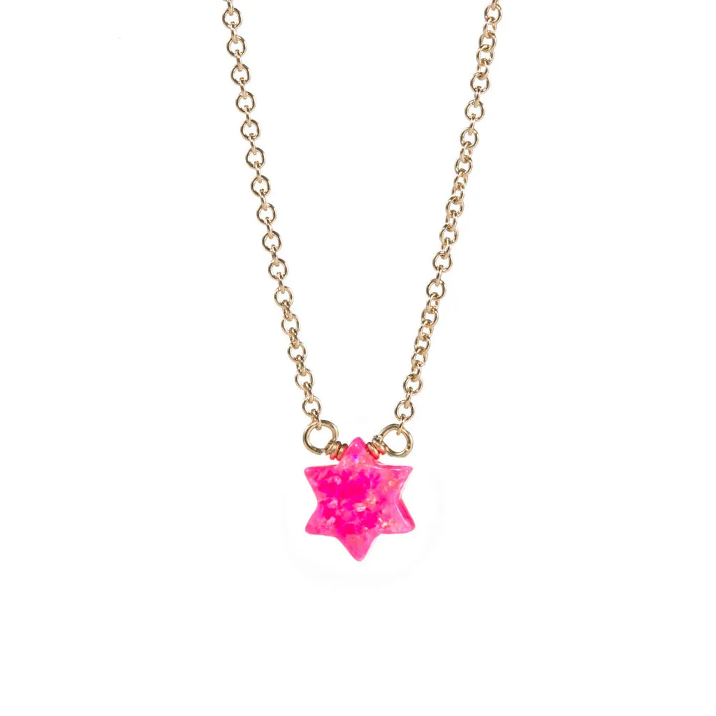 bara boheme | "Star of David" Opal Necklace