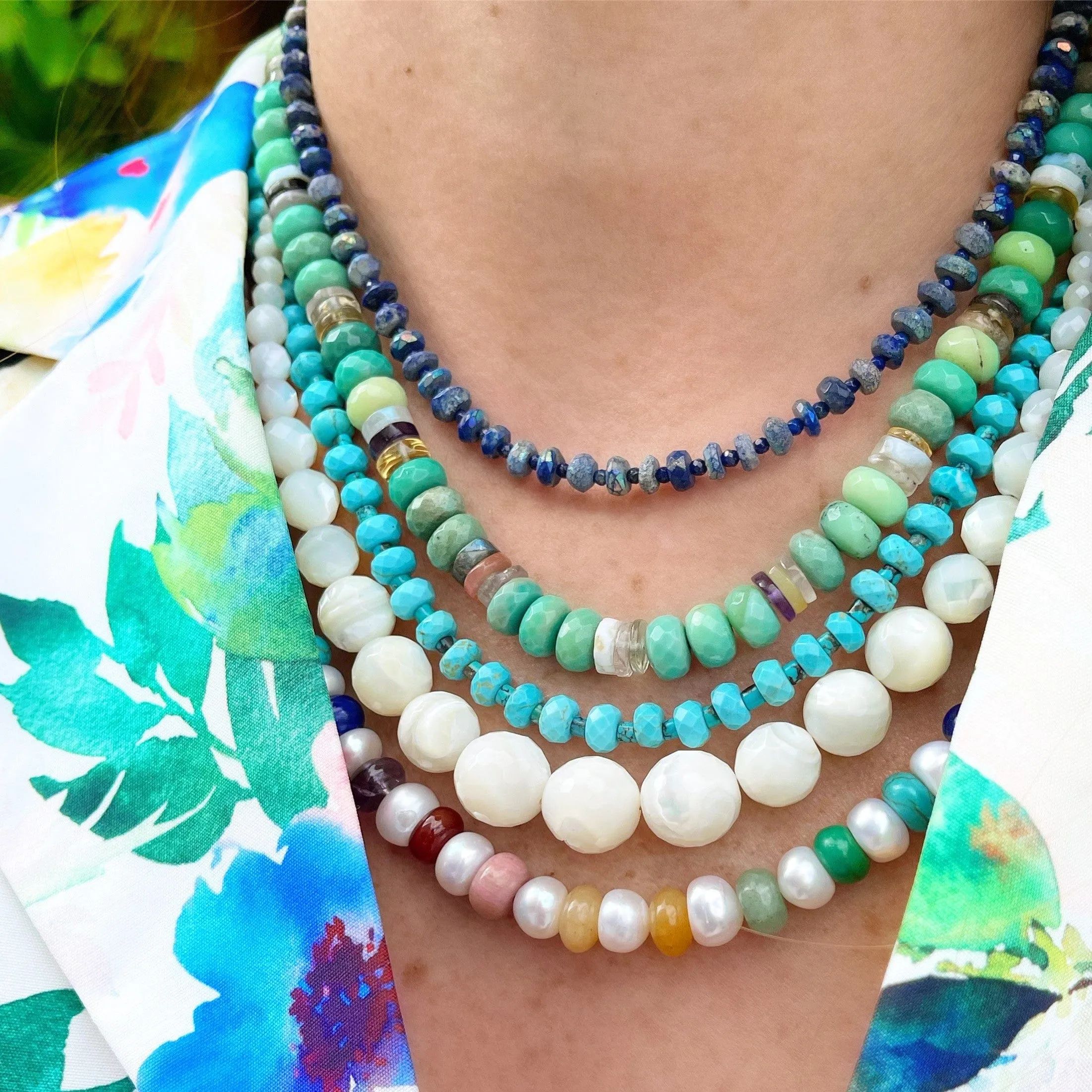 BEADazzled | Double Beaded Necklace