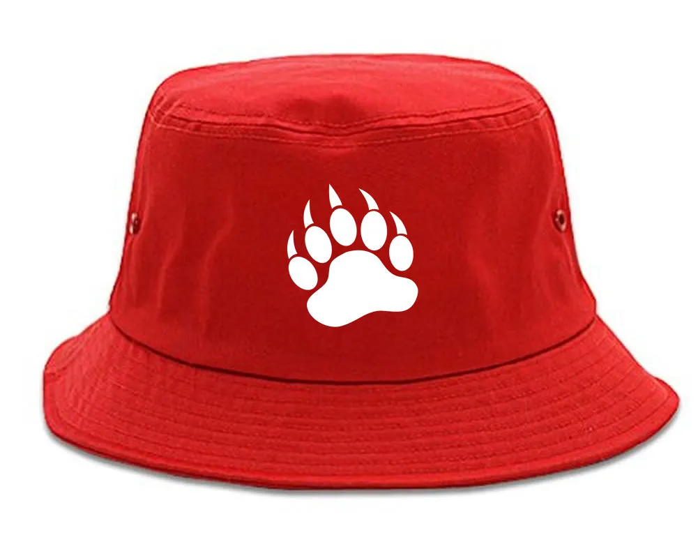 Bear Paws Chest Mens Bucket Hat