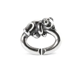 Bear, Single Silver Link