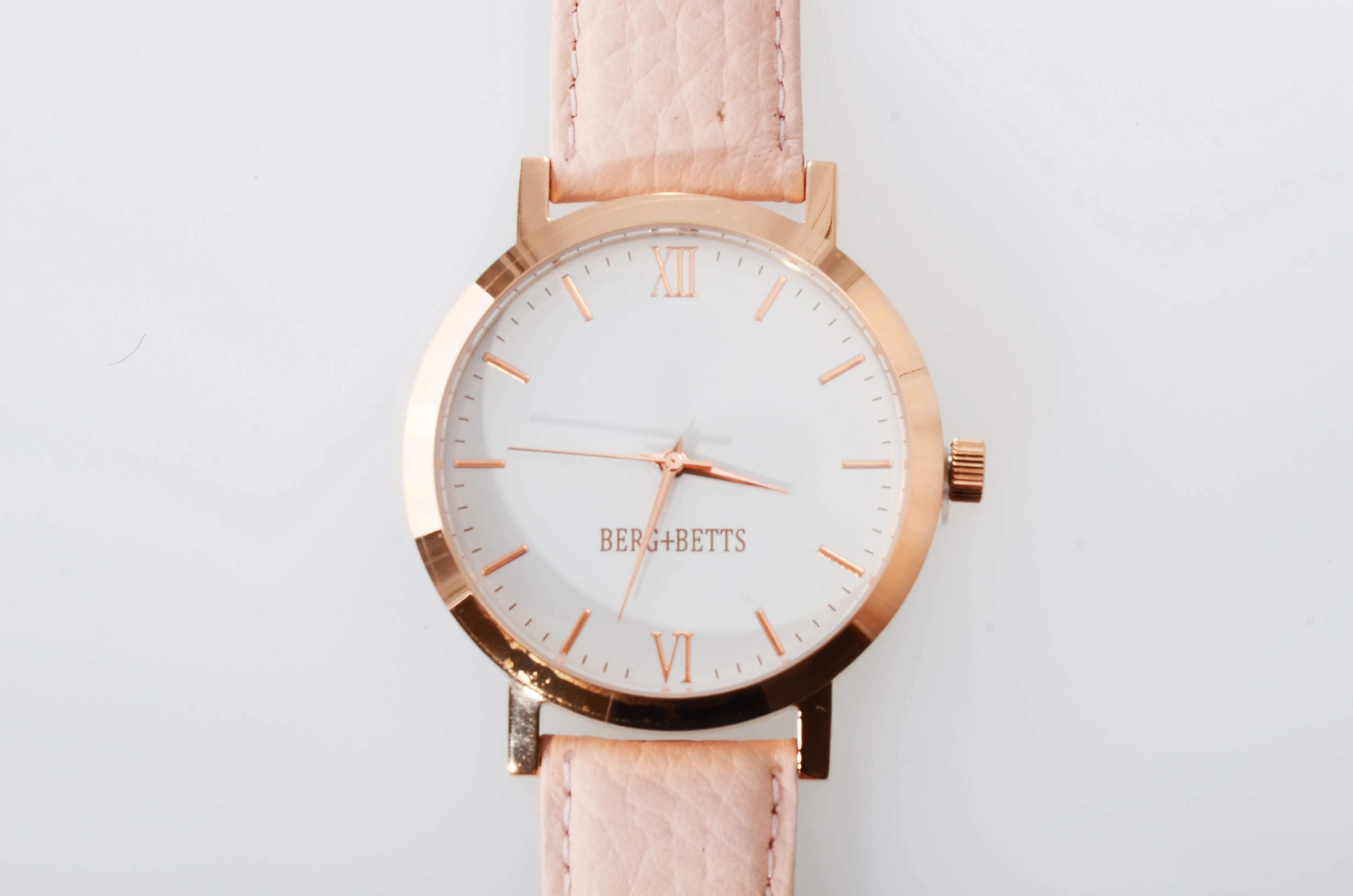 BERG BETTS Watch Original Rose Gold and Blush